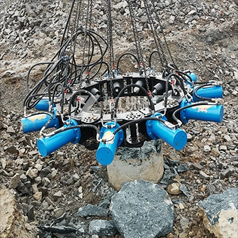Customized Pile Crusher Hydraulic Concrete Pile Breaker Excavatorattachment Multi Module CE