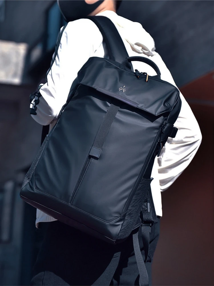 Large Capacity Oxford Expandable Business Laptop Backpack Waterproof Wear-resistant Leisure Travel Backpack Cycling Travel Bags