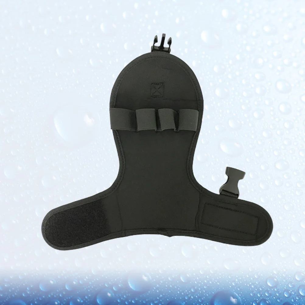 قفازات إعادة تأهيل دعامة الأصابع قابلة للتعديل للتدريب على شلل نصفي السكتة الدماغية ومضادة للتشنج ودعم علاج اليد باللون الأسود #5