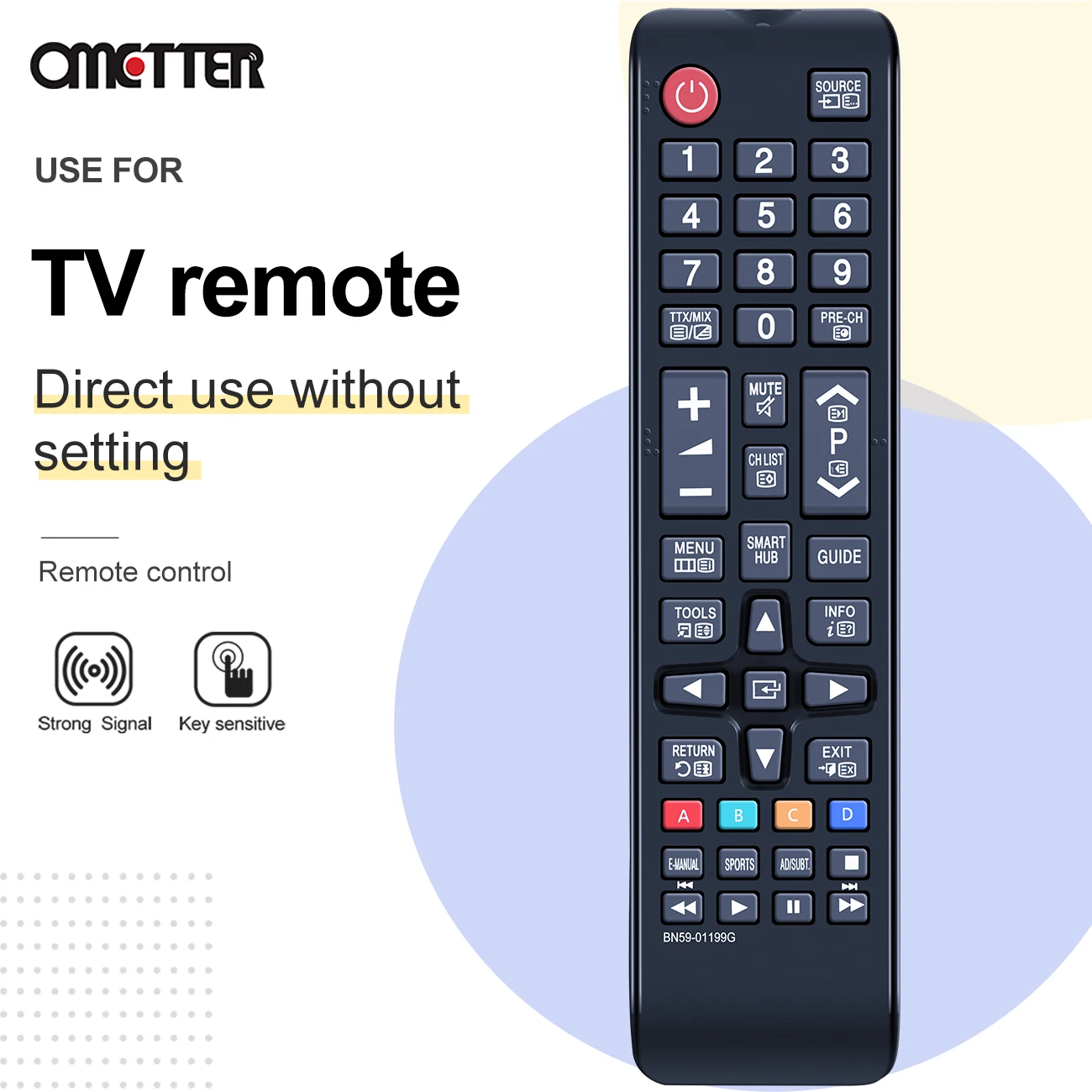 BN59-01199G التلفزيون التحكم عن بعد ل سامسونج التلفزيون UE32J5205 UE32J5250 UE32J5270 UE32J5373 UE40J5200 UE40J5202 UE40J5205 UE40J5250