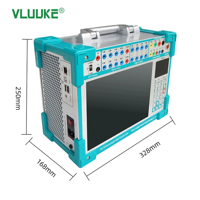 VLUUKE LND-802 Three-phase Relay Protection Tester Calibrator High Accuracy IP67 Protection Industrial Control Instrument Lab