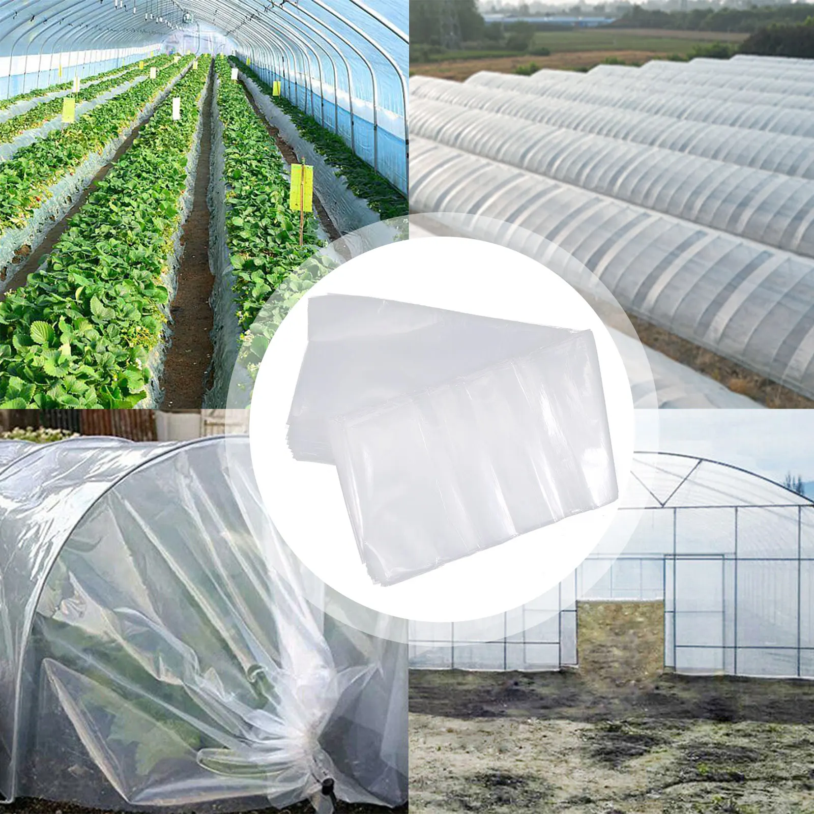 

Waterproof Greenhouse Film Resistance Sheeting Ultraviolet Light Clear Plastic Garden Pe Transparent Thicken Rainproof