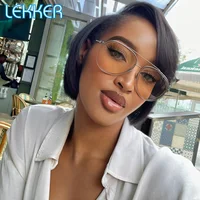 Peluca de cabello humano 100% brasileño Remy, corte pixie corto negro sin pegamento, con raya lateral, estilo bob liso, hecha a máquina, para mujeres.