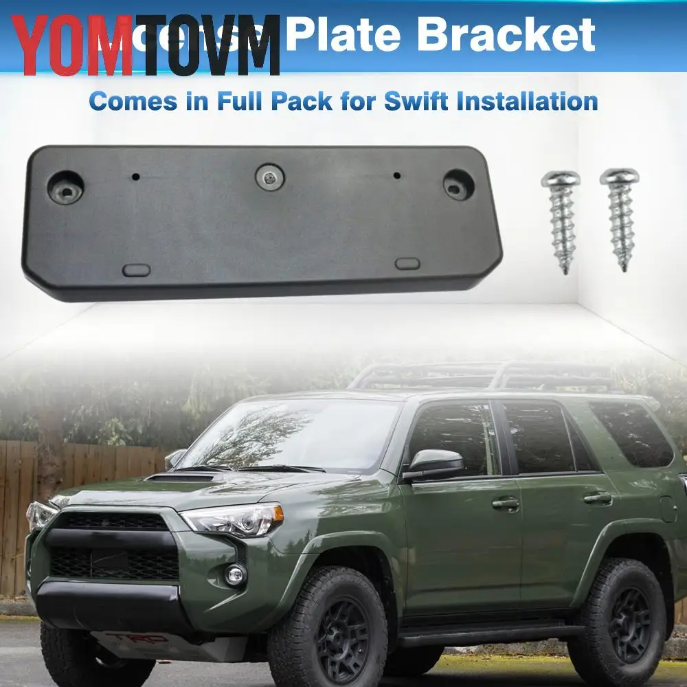 Car Front bumper License Plate Frame Bracket 5211435050 For Toyota 4Runner 2014 2015 2016 2017 2018 2019 2020 615343563794