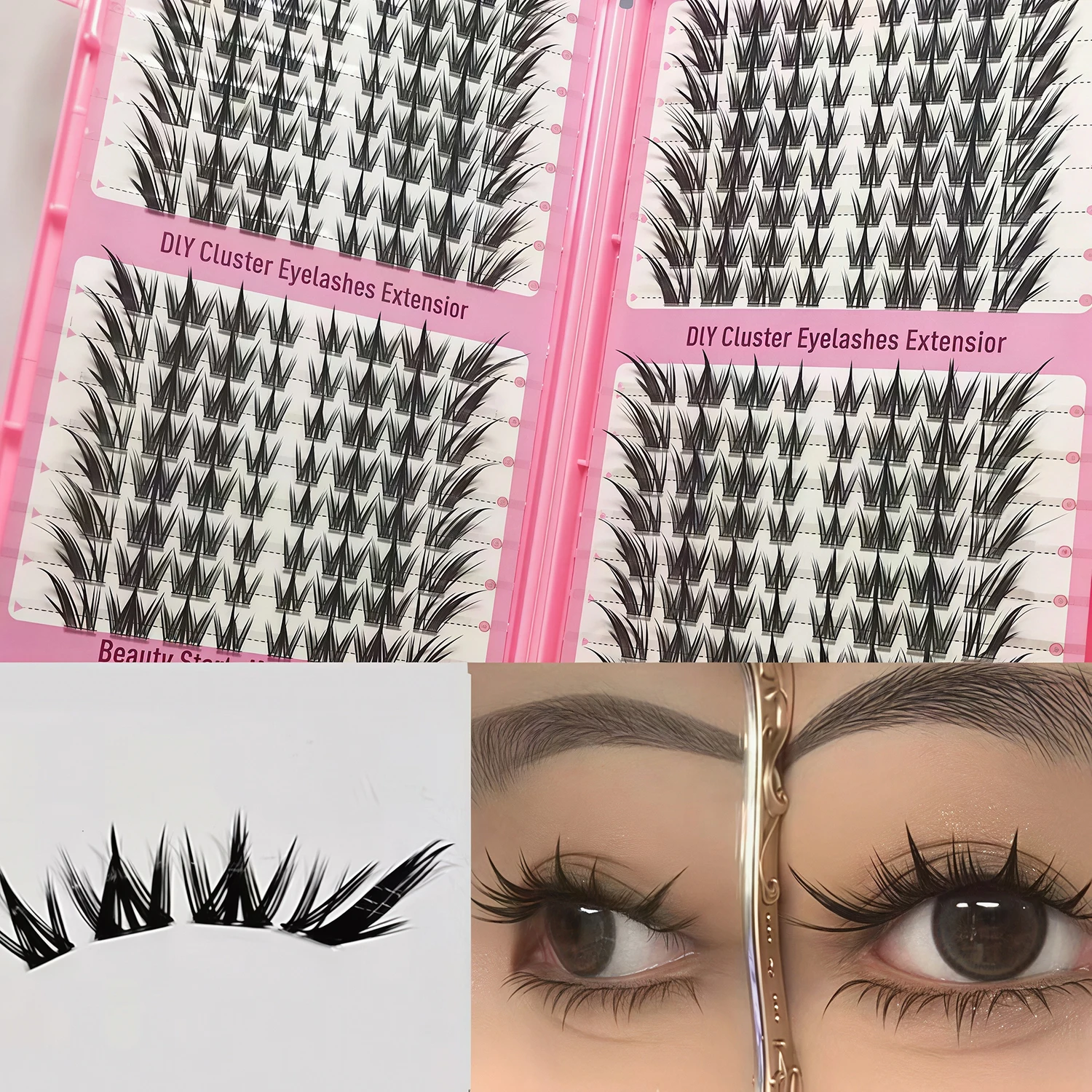 Manga Eyelash Cluster Sharp 25 - Eyelash Extension Japan review and price