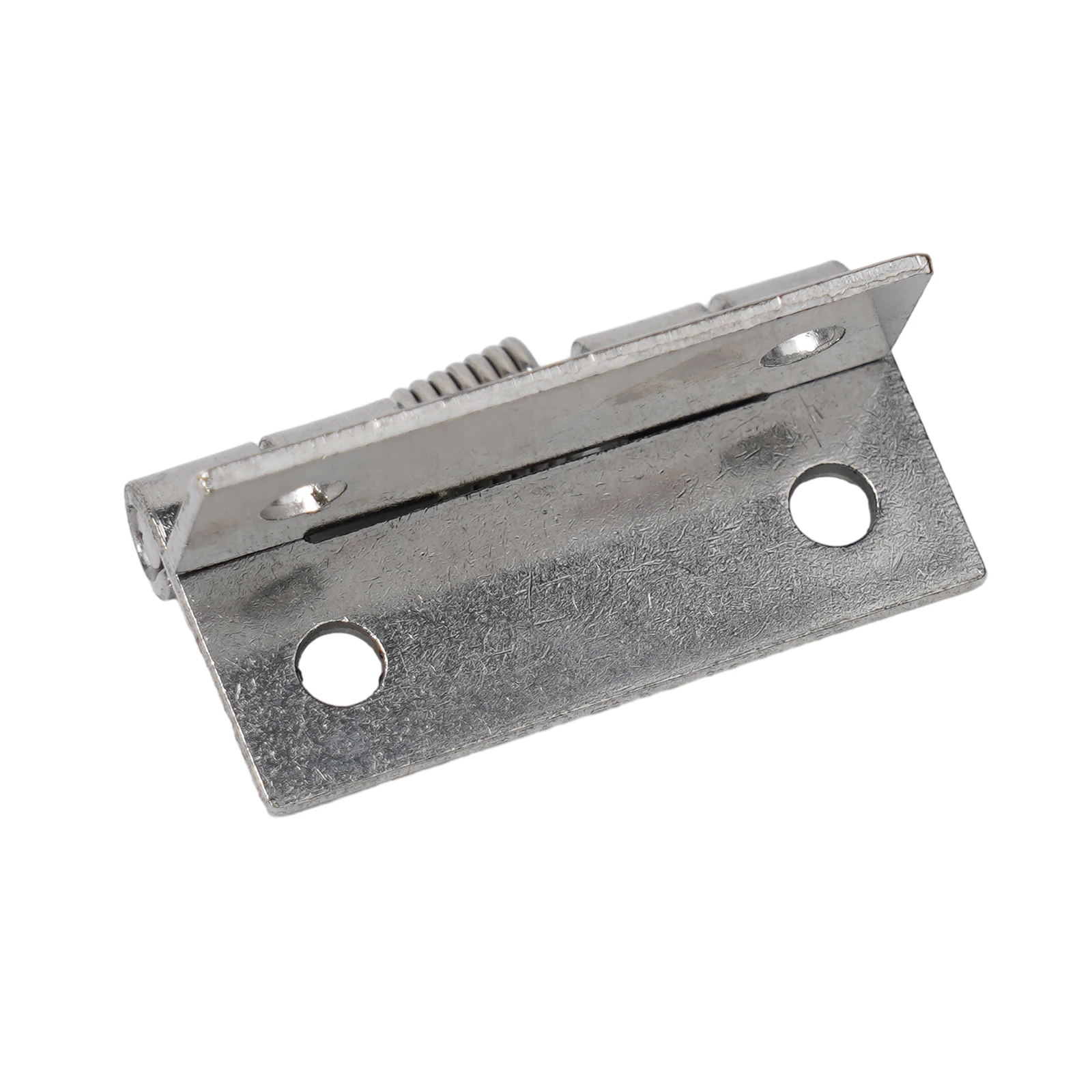 2pcs Self Closing Stainless Steel Silver Spring Door Hinge Hardware 1/1.5/2/2.5/3Inch Household Hardware