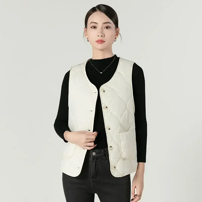 

Осень/зима 2022, новый женский жилет, теплая и облегающая майка для поездок на работу