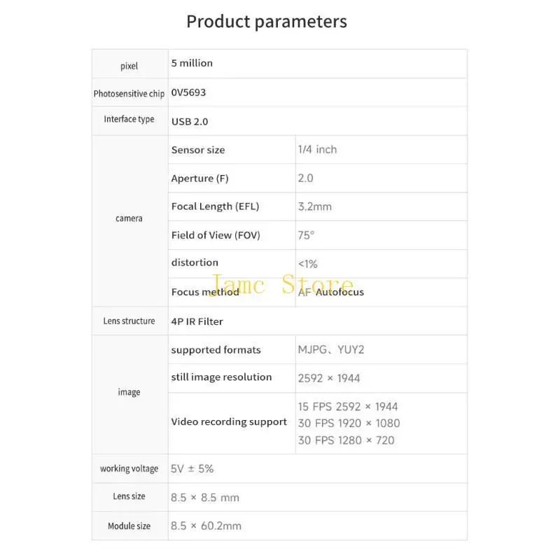 

LX0B Профессиональная веб-камера с разрешением 5 МП и USB для видеоконференций и онлайн-обучения