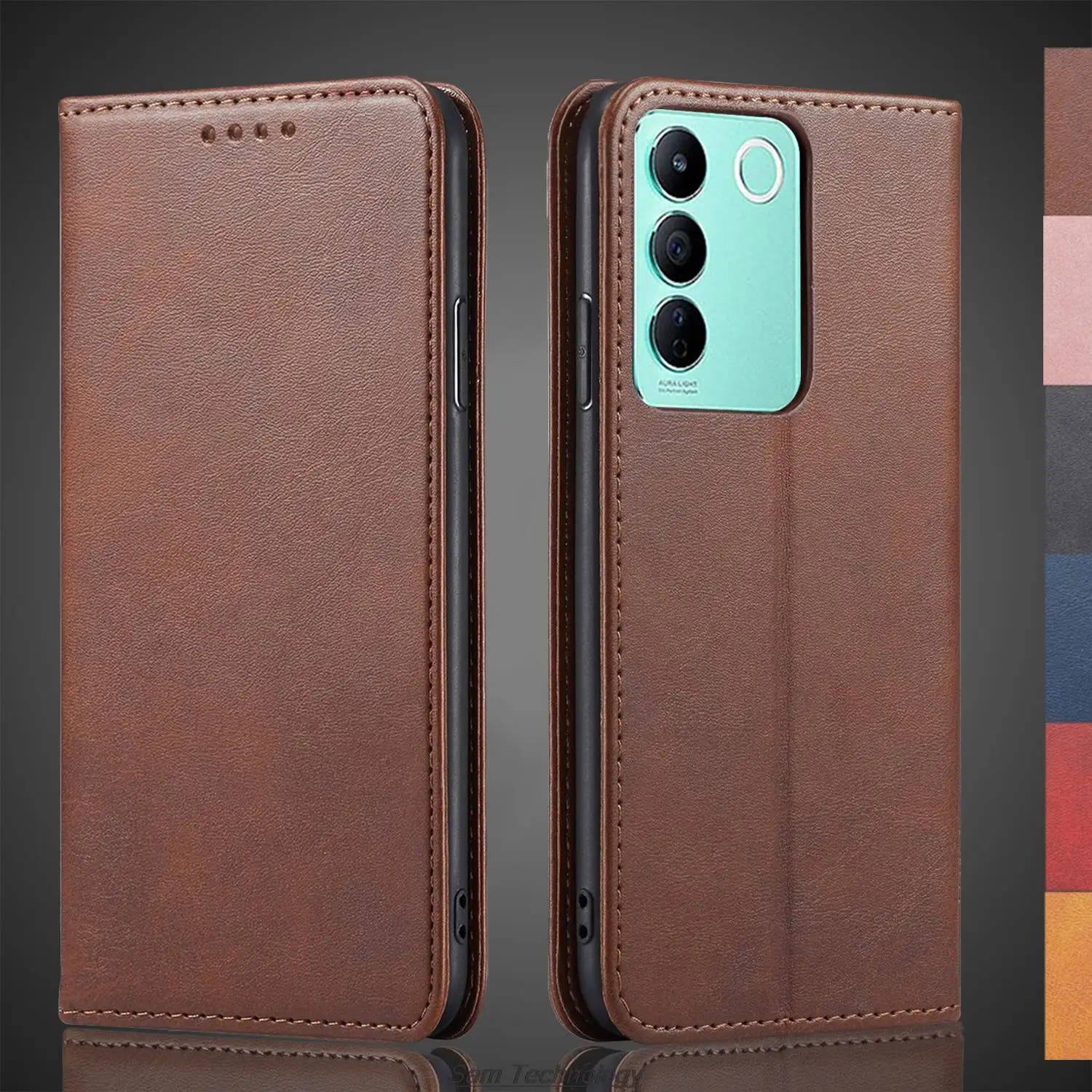 Magnetic attraction Leather Case for Vivo T2 /Vivo T 2 6.62