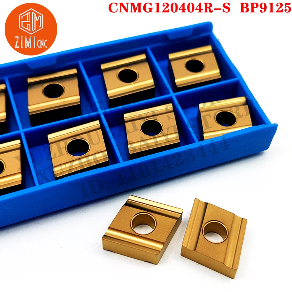 CNMG120404R-S BP9125 كربيد إدراجات تحول CNC شفرة مشقوقة مشقوقة خشب خارجي خشن أدوات خراطة CNMG BP9125 للصلب