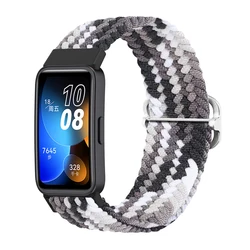 Braided solo loop for Huawei Band 9 8 7 Strap Adjustable Smartwatch Accessories Wristband Elastic Bracelet Correa Huawei Band8