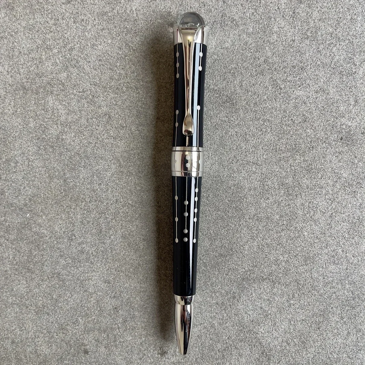 2025 قلم حبر جاف فاخر من سلسلة Diamond Star Scepter Mb إصدار محدود قلم حبر جاف