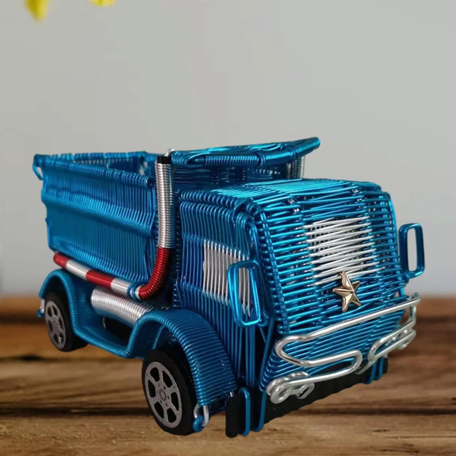 

Dump Truck Model Sturdy Aluminum Wire Engineering Car for Boys Children Kids