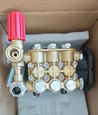 LM Brass Triplex Plunger Pump 100Bar 2-12LPM High Pressure Washer Pump for Electric Motor Drive Fog Machine & Misting Humidifier