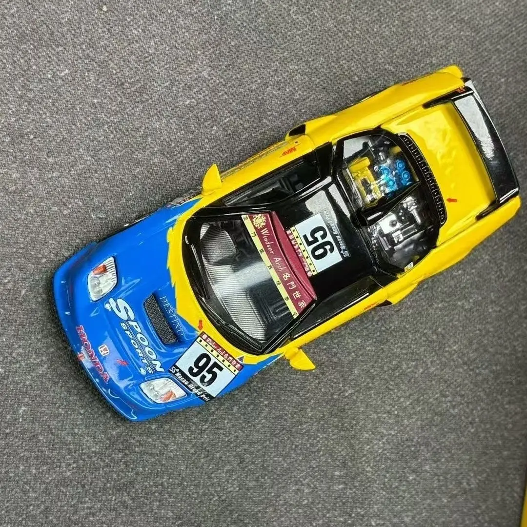 POP RACE Extension Hong Kong Tokyo Refit Exhibition Honda NSX Model Subaru Civic 1:64 Alloy Car Model