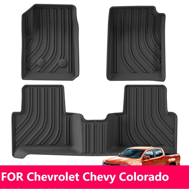 

Для Chevrolet Chevy Colorado 2015-2022 3D TPE всепогодный комплект ковриков