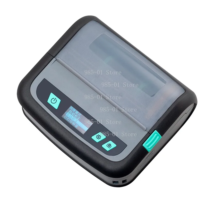 4 Inch 110mm Wireless Thermal Printer, Portable No Ink NFC Ticket Barcode Shipping Label Printer