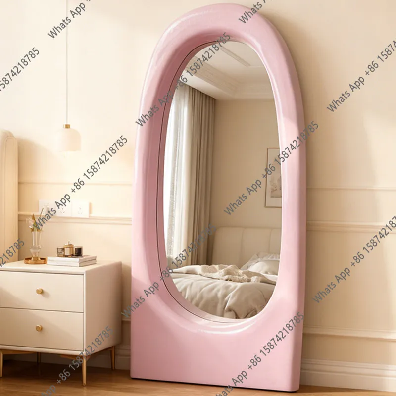 Landing, European and American full-body mirror, special-shaped home art decorative mirror, designer style, high sense