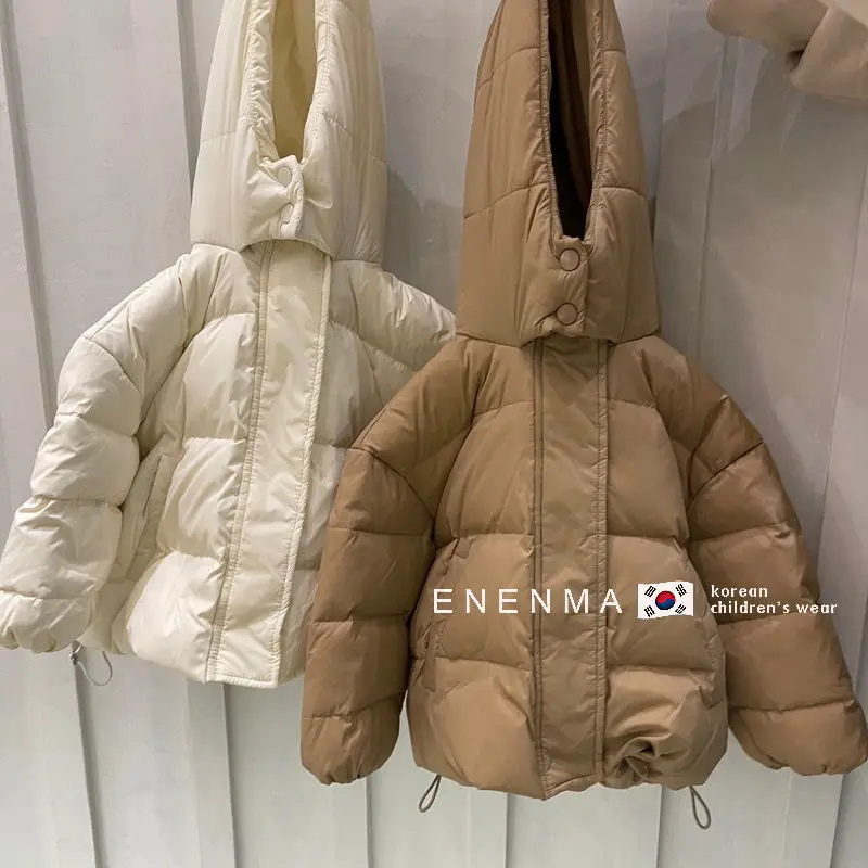 Korean Baby Winter Jacket Kids Cotton-padded Coat Boys Girls Clothing Child Winter Thin And Light Boys Girls Outerwear