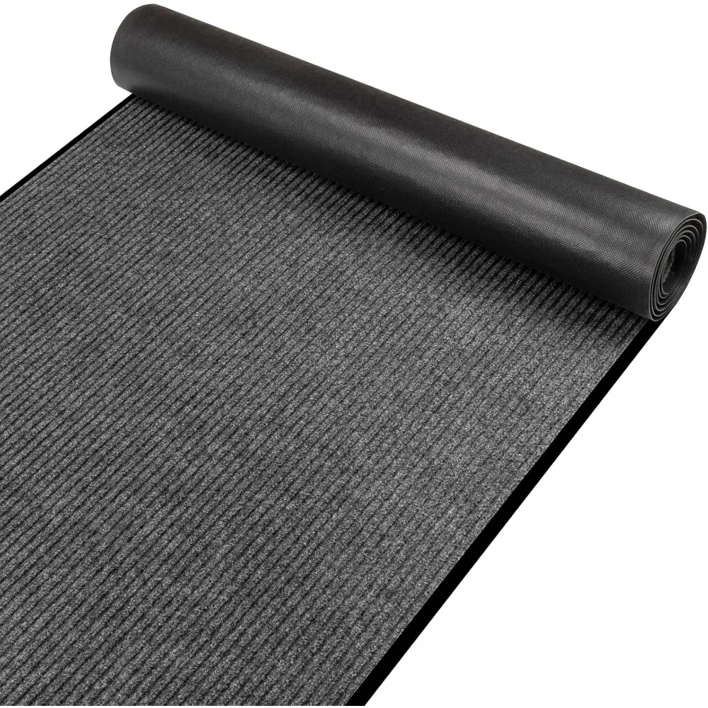 

Commercial Grade Door Floor Mat - 3' x 10' Brush Step Entrance Mat - Vinyl Backed