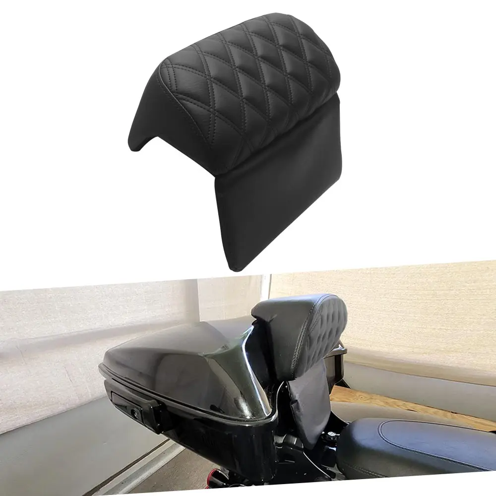 Trunk Backrest Pads Fit For Harley Cvo Electra Glide Road Glide Road King Street Glide Tri Glide Ultra Limited 2014-2026 Black