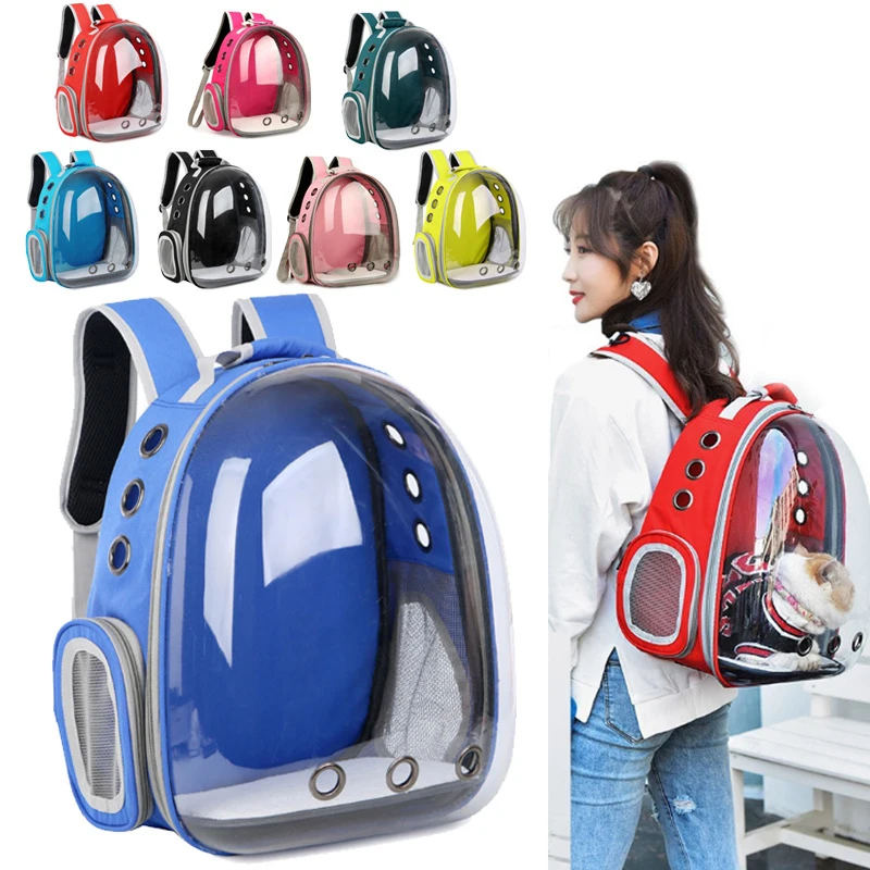 

Cat Bag Breathable Portable Travel Bag Transport Backpack Travel Backpack And DogTransparent Space For Puppy Pet Carry