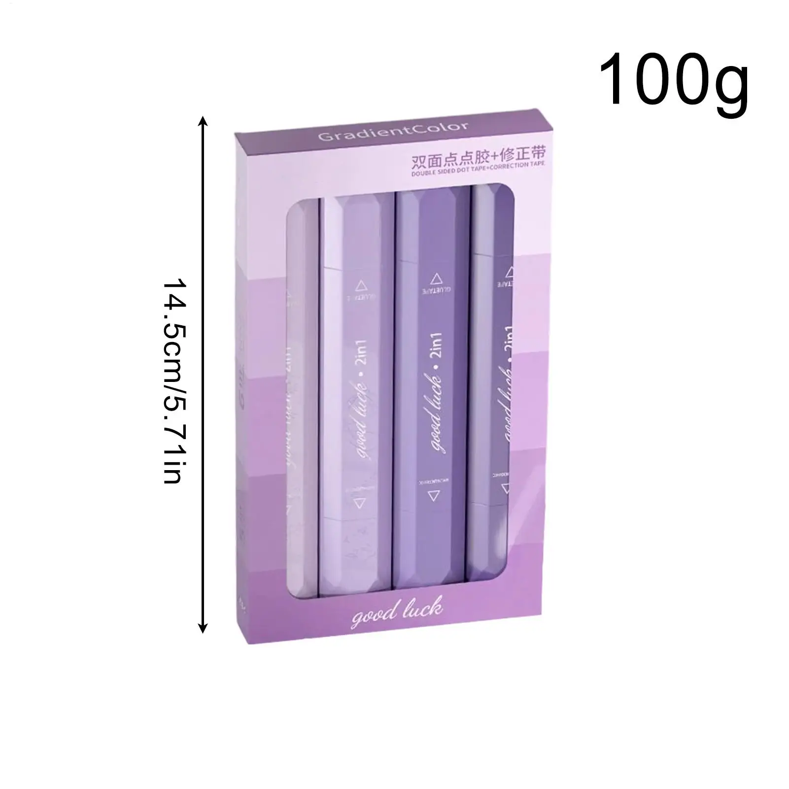 الأبيض خارج الشريط على الوجهين سهلة ل قضيب لوازم مكتبية شريط لاصق القلم للرجال النساء بنين بنات الشباب المراهقين الابن