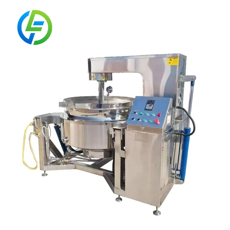Customize Curry Sauce Making Machine,chilli Spicy Sauce Jam Sauce  Cook Mixer