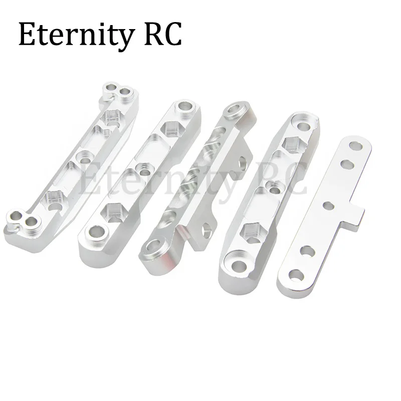 Código de brazo de suspensión inferior de Metal para 1/8 FS Racing ATOM 6S RC, piezas de actualización de coche, accesorios