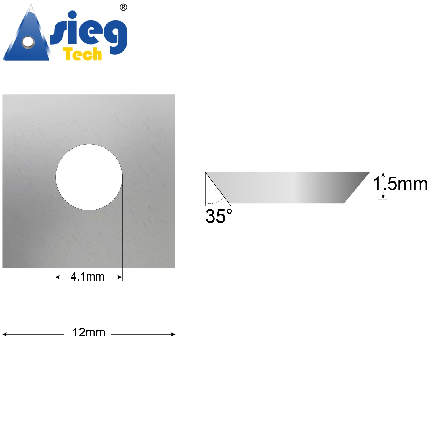 10 Pieces 12×12×1.5mm Carbide Insert Cutter Blades Knife Square for CMT Router Bits Woodworking Planer with Spiral Cutterhead