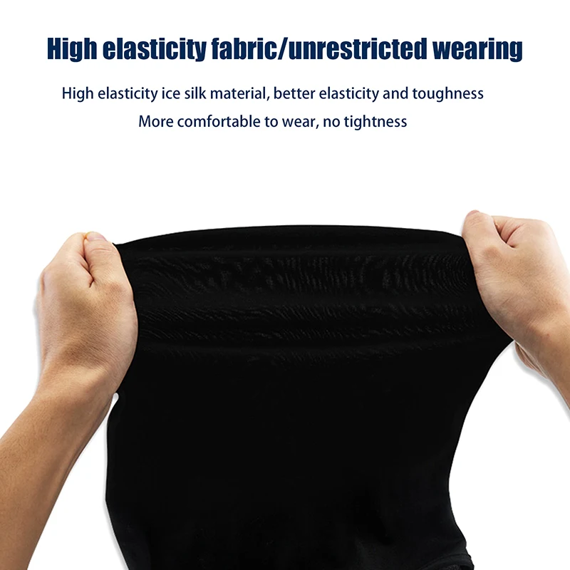 أسود كامل الوجه لا ثقب غطاء قبعة النساء الرجال Cs بالاكلافا قبعة الشمس الأشعة فوق البنفسجية حماية مهرجان تأثيري الدعائم ازياء دنة قناع كامل #6