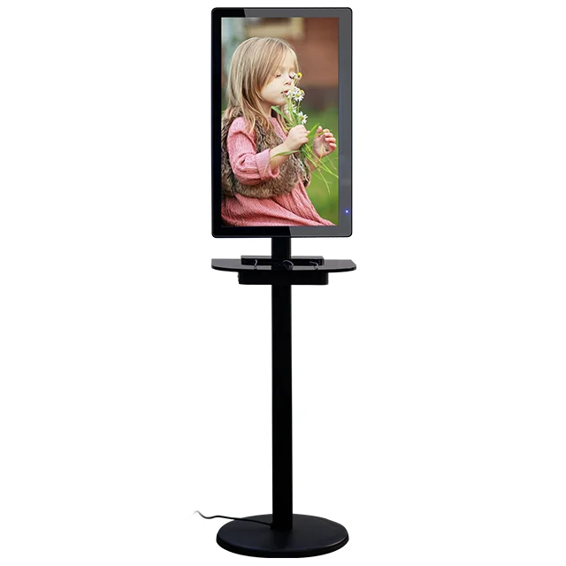 Dock chargers Quick Charging Station Airport Floor Standing Advertising LCD Signage Phone Charging Kiosk Mobile Phone