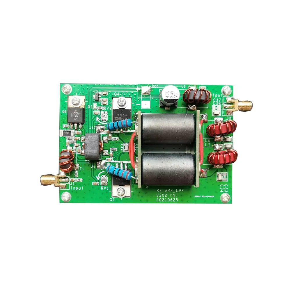 

202545W 13.56MHz ssb RF Linear Amplifier low pass filter high frequency power amplifier for HAM radio AMP RFID Signal short wave