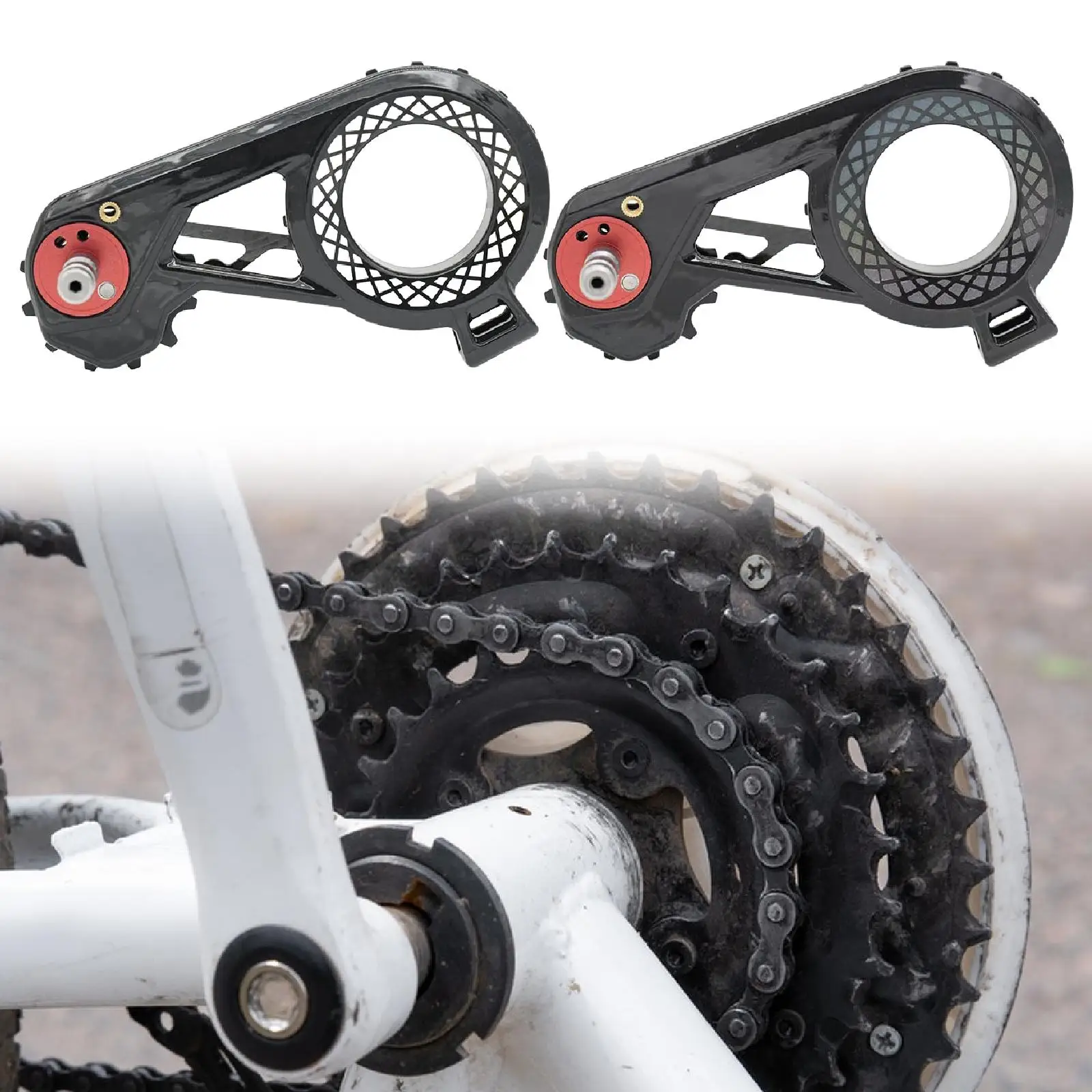 

Bike Rear Derailleur Pulley Wheel System Cage 12T Bearing Guide Wheel Easy Installation Outdoor Outside Maintenance Replaces