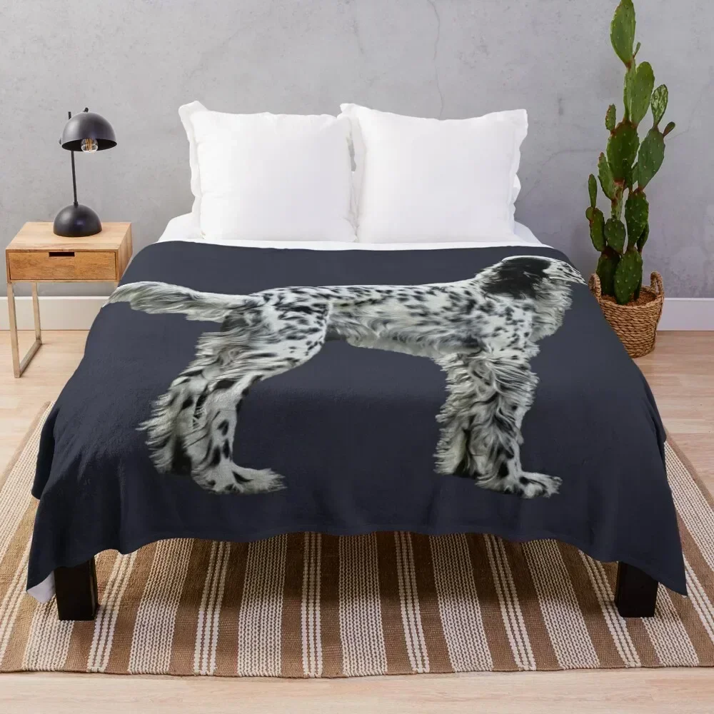 

LLewellin Setter Throw Blanket Travel Size Cozy Blanket for Plane Train