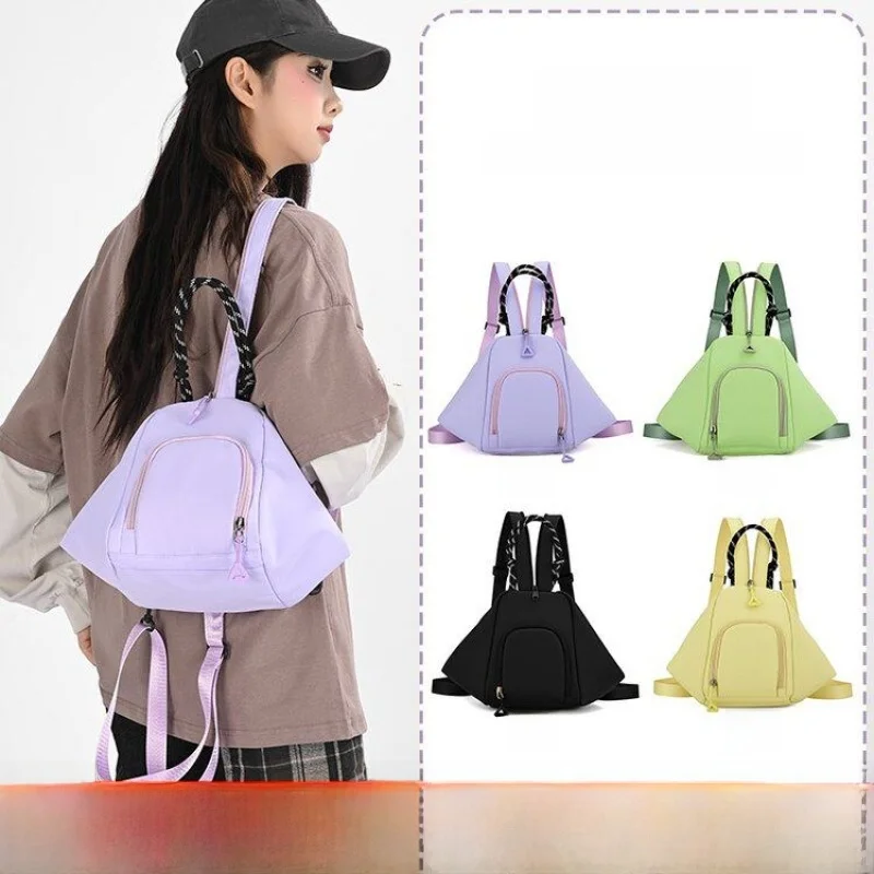 Multi-Functional Backpack Unisex Nylon Material Waterproof Heightened Anti-Theft Double Shoulder Bag with Multiple Carry Ways