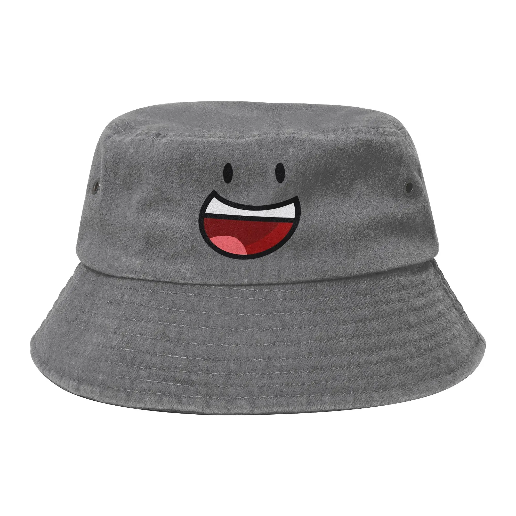 Men Women Distressed Washed Bucket Hats Bfdi Four and X Outdoor Fisherman Caps Cartoon Bob Gift Idea