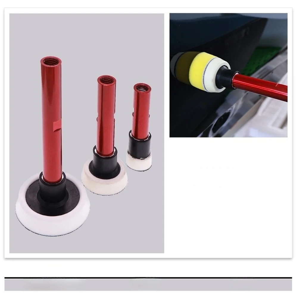 1/3pcs Angle Grinder Extension Shaft Set 75/100/140mm Connecting Rod For Car Polisher Buffing Machine Angle Grinder Power Tool