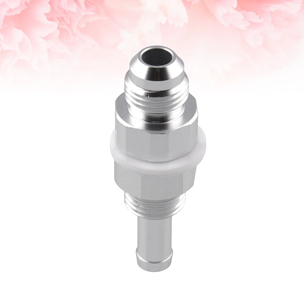 

6An Male Flare 5/16 Hose Barb Tank Connector Silver Aluminum Durable Leak Proof For Tanks Fuel