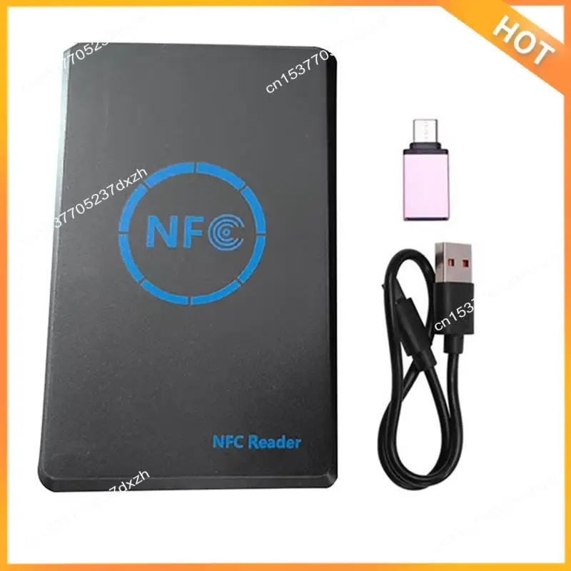 

A43M 5-полосный NFC смарт-чип/запись + 2 брелокаCUID 125K 13,56 м копировальный аппарат HID Дубликатор метки клон ID IC брелок для копирования ключей