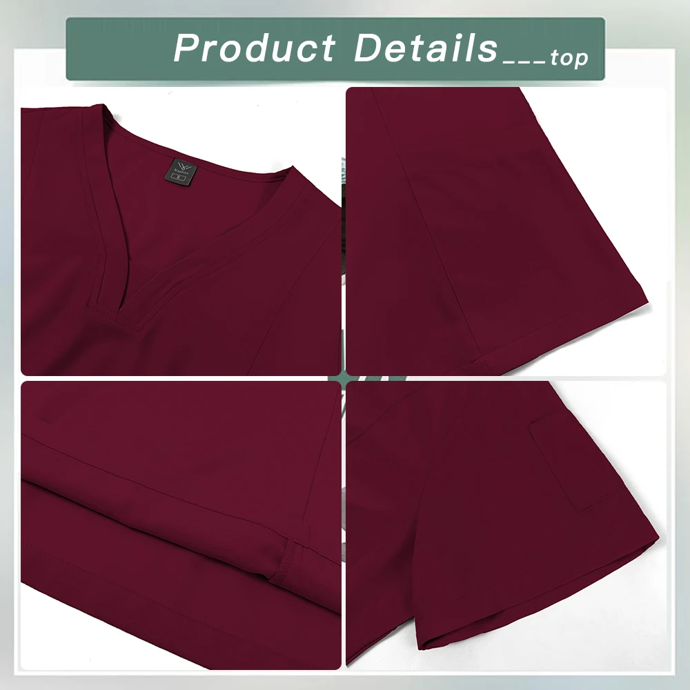 Atacado odontologia farmácia trabalho wear cirurgia médica uniforme hospital esfrega conjunto médico enfermeira roupas de trabalho terno de beleza unisex