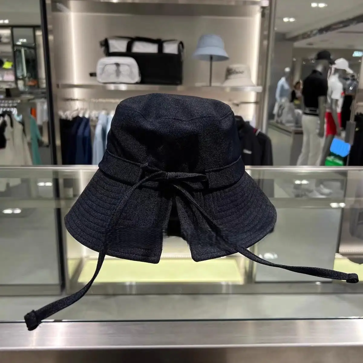 2026 New Korean Style Women Golf Bucket Hat Spring Summer Fashion Age-reducing Casual All Match Sports Golf Cap Elegant Sun Hat