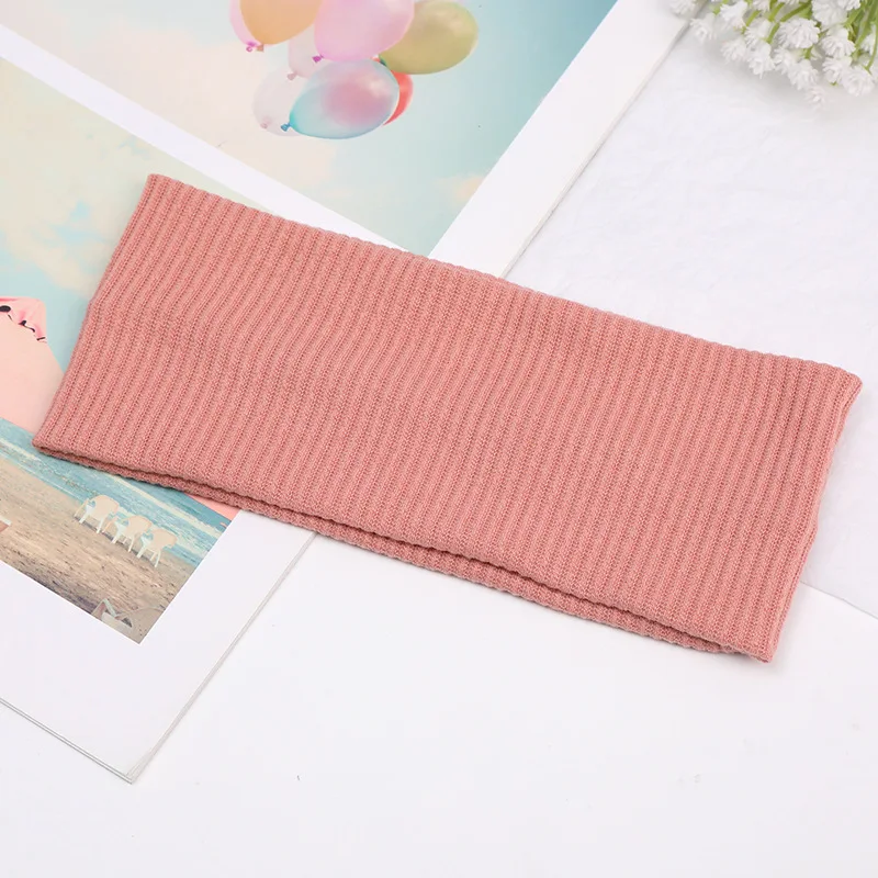 Sport Radfahren Gesicht Waschen Haarbänder Weiche Koreanische Baumwolle Gestrickte Stirnband Für Frauen Mädchen Bandanas Mode Haar Zubehör – Detail 6