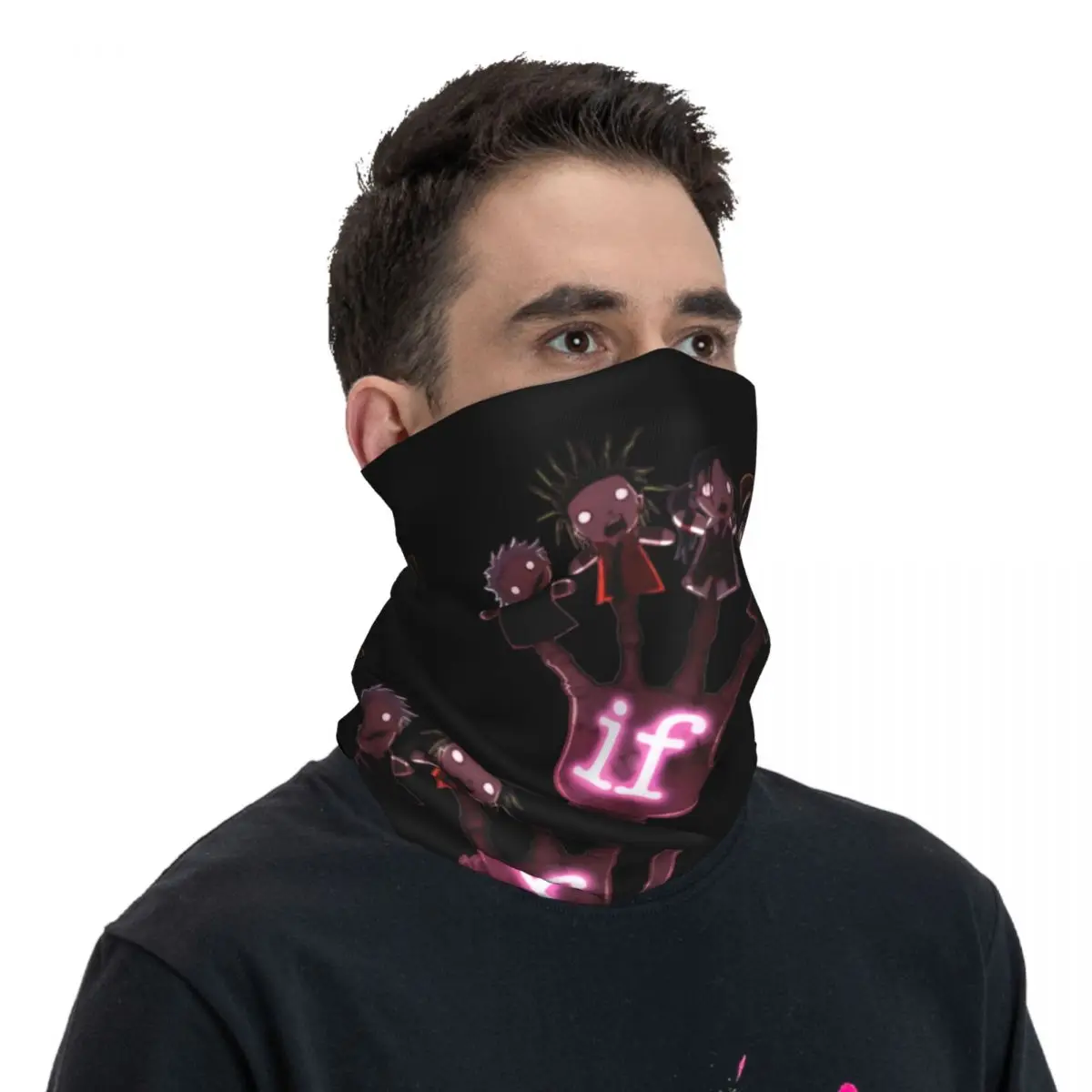 مخصص إذا Msi الهيب هوب الذاتي الاستغناف باندانا الشتاء الرقبة أدفأ الرجال يندبروف التفاف وشاح الوجه للتزلج الكهربائية الجراب عقال #6