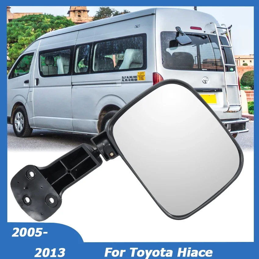 

For Toyota Hiace H200 2005 2006 2007 2008 2009 -2013 Left Side Rear Tailgate Back Door Mirror Assembly Truck Van Car Accessories