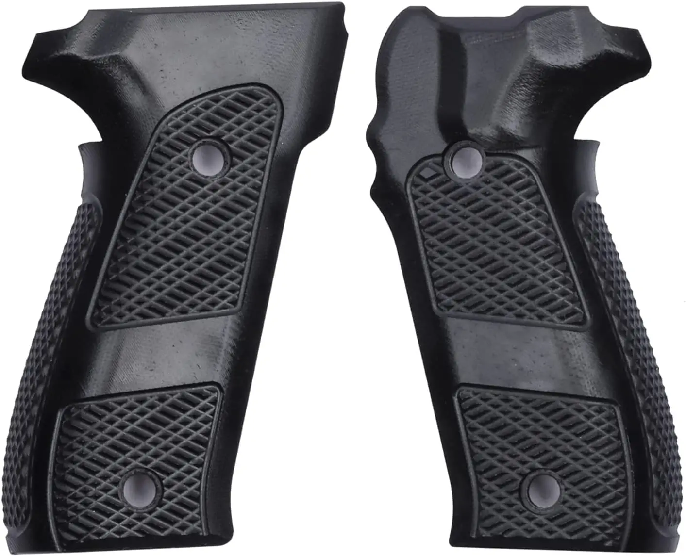 Guuun Sig P226 Grips G10 Material Black Grip, Aggressive Texture - Screws Set Included