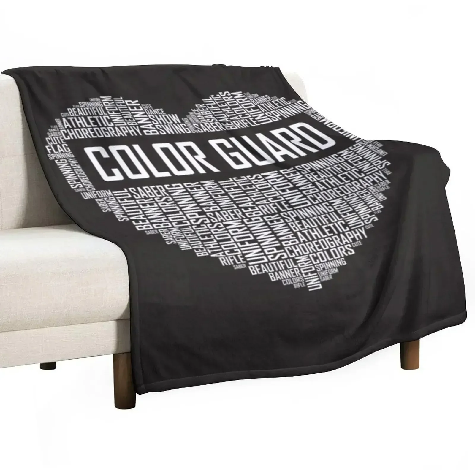 

Color Guard T-ShirtColor Guard Heart Throw Blanket Luxury Throw Soft Plush Plaid Plush Blankets