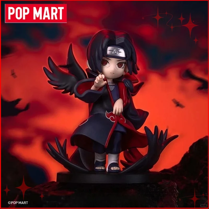 Original POPMART GONG Naruto Shippuden Akatsuki Arc Serie Blind Box Anime Figur Ornamente Sammlungen Weihnachtsgeschenke