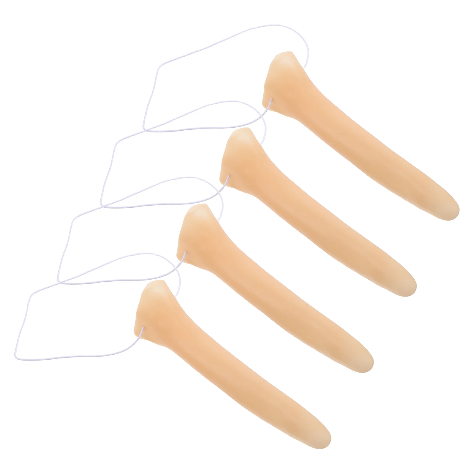 4 pz Halloween Lungo Prop 6.5 Pollici Pvc Cosplay Naso Decor Per Il Costume Del Partito Leggero Riutilizzabile Naso Da Clown Per Il Masquerade