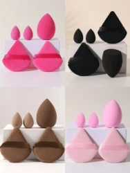 5PCS Makeup Sponge,Suitable for Cream Powder Concealer, Loose Powder makeup applicator Makeup Puff Set